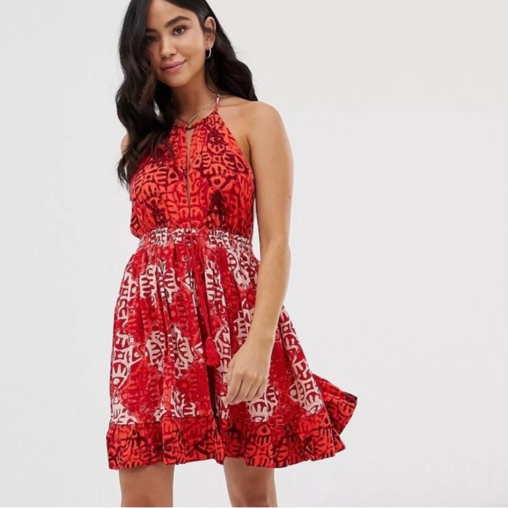 Lowest Posh Price for Free People NWT Beach Day Halter Minidress Size M
